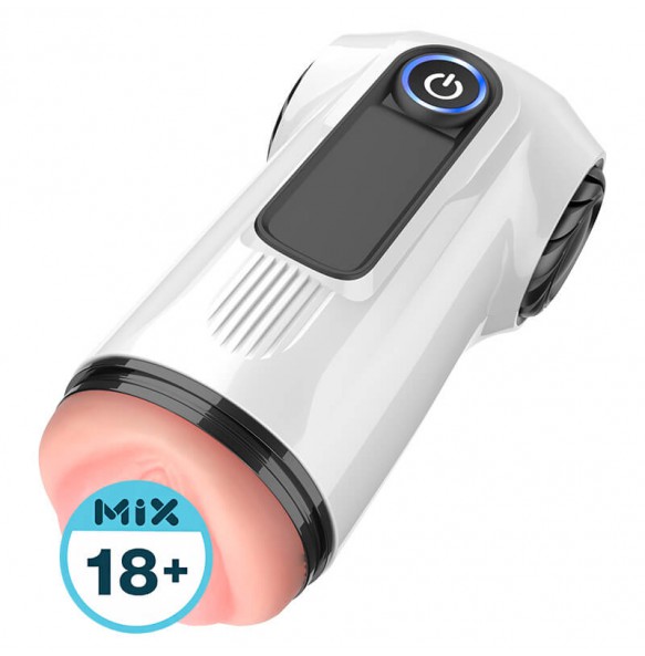 KOMOTOY - Sports Car Interactive Moaning Masturbator Cup (Chargeable - White)